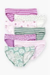 Carter's Kız Çocuk Baskılı 7'li Külot Set Lila 3T733910