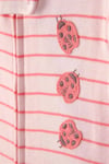 Carter's Kız Çocuk Çizgili Patikli Uyku Tulumu Pembe 2U660210