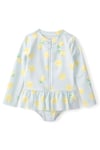 Carter's Küçük Kız Çocuk Güneş Koruyucu Uzun Kollu Mayo Mavi 2U581610