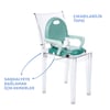 Chicco Booster Seat Pocket Snack Poppy Tur/Red Yükseltici Mama Sandalyesi