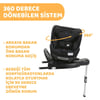Chicco Oneseat 0/36 Kg Dönebilen Oto Koltuğu Siyah