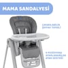 Chicco Polly Magic Mama Sandalyesi Koyu Gri