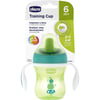 Chicco Yarı Yumuşak Uçlu Eğitim Bardağı 6 ay+(Unisex) Yeşil/Kırmızı 69213