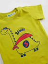 Denokids Erkek Bebek Super Dino T-shirt Pantolon Takım CFF-23Y2-023