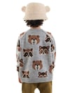 Denokids Erkek Çocuk Ayı Rakun Triko Kazak Gri CFF-25S1-065