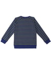 Denokids Erkek Çocuk Dino Çizgili Sweatshirt Lacivert CFF-23S1-037