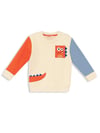 Denokids Erkek Çocuk Dinozorlu Eşofman Takımı Bej CFF-24S1-029