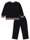 Denokids Erkek Çocuk Dinozorlu Eşofman Takımı Siyah CFF-26S1-023