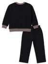 Denokids Erkek Çocuk Dinozorlu Eşofman Takımı Siyah CFF-26S1-023