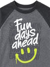 Denokids Erkek Çocuk Fun Days Çizgili Pantolon Üst Takım Antrasit CFF-26S1-021