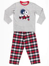 Denokids Erkek Çocuk Gülenyüz Ekose T-shirt Pantolon Takım CFF-21S1-019