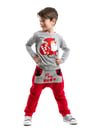 Denokids Erkek Çocuk Hoo Ho Ho Yılbaşı Takım MS-21K1-068
