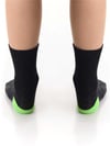 Denokids Erkek Çocuk Korsan Çizgili Soket Çorap 2 Çift Takım Siyah Beyaz MS-22S1-102