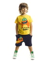 Denokids Erkek Çocuk Lake Monster Şort Takım Cff-19Y1-157