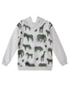 Denokids Erkek Çocuk LMG Animals Eşofman Altı Üstü Takım Gri Haki MS-22S1-008