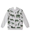Denokids Erkek Çocuk LMG Animals Eşofman Altı Üstü Takım Gri Haki MS-22S1-008