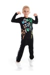 Denokids Erkek Çocuk Nonstop Game T-shirt Pantolon Takım MS-21S1-050