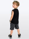 Denokids Erkek Çocuk Out Of World Tişört Şort Takım CFF-26Y1-103