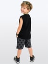 Denokids Erkek Çocuk Out Of World Tişört Şort Takım CFF-26Y1-103