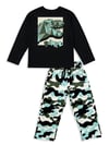 Denokids Erkek Çocuk Rawr Dinozorlu Alt Üst Takım Siyah CFF-26S1-015