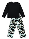 Denokids Erkek Çocuk Rawr Dinozorlu Alt Üst Takım Siyah CFF-26S1-015