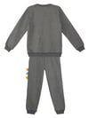 Denokids Erkek Çocuk Rawr Tırtırlı Eşofman Altı Takım Gri CFF-23S1-061