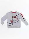 Denokids Erkek Çocuk Şekerci Dinozor Sweatshirt Gri CFF-22S1-097