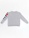 Denokids Erkek Çocuk Şekerci Dinozor Sweatshirt Gri CFF-22S1-097