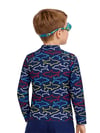 Denokids Erkek Çocuk UV Korumalı Köpekbalığı Mayo Tişört CFF-26Y1-115