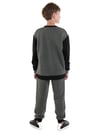 Denokids Erkek Çocuk Wild Oversize Eşofman Takımı Gri CFF-25S1-079