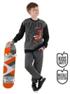 Denokids Erkek Çocuk Wild Oversize Eşofman Takımı Gri CFF-25S1-079