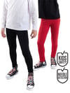 Denokids Kız Çocuk 2'li Tayt Set Siyah Kırmızı CFF-25S1-131