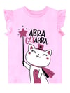 Denokids Kız Çocuk Abra Catabra Tişört Şort Takım CFF-24Y1-109