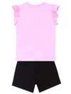 Denokids Kız Çocuk Abra Catabra Tişört Şort Takım CFF-24Y1-109