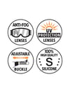 Denokids Kız Çocuk Anti-Fog Deniz Kızı Deniz Gözlüğü CFF-25Y1-185