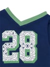 Denokids Kız Çocuk Asimetrik Yaka Eşofman Takımı Lacivert CFF-26S1-057