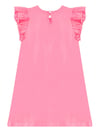 Denokids Kız Çocuk Ayıcıklar Elbise Pembe CFF-24Y1-017