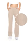 Denokids Kız Çocuk Boru Paça Basic Eşofman Altı Bej CFF-24S1-169
