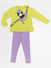 Denokids Kız Çocuk Çantada Ponçik Tunik Tayt Takım CFF-22S1-045