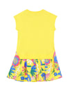 Denokids Kız Çocuk Çiçekli Elbise Sarı MS-24Y1-070