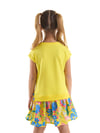 Denokids Kız Çocuk Çiçekli Elbise Sarı MS-24Y1-070