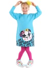 Denokids Kız Çocuk Girls Love Rock Elbise MS-23K1-006