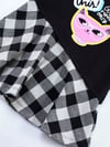 Denokids Kız Çocuk Havalı Kedi Elbise Siyah MS-20K1-016