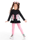 Denokids Kız Çocuk İkiz Unicorn Tunik Tayt Takım CFF-20S1-139
