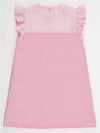 Denokids Kız Çocuk Kanatlı Unicorn Ekoseli Elbise Pembe MS-22Y1-012