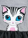 Denokids Kız Çocuk Lady Cat Elbise CFF-21S1-327