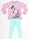 Denokids Kız Çocuk Lalacorn Tunik Tayt Takım MS-21S1-030