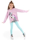 Denokids Kız Çocuk Lalacorn Tunik Tayt Takım MS-21S1-030