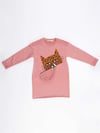Denokids Kız Çocuk Leopar Cepli Kalın Elbise Pembe MS-21S1-028