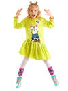 Denokids Kız Çocuk Orman Kedisi Elbise MS-23K1-010